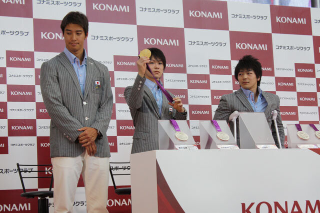 内村選手、山室選手、田中選手、藤井選手が登場！KONAMI競技部ロンドンオリンピック日本代表選手報告会