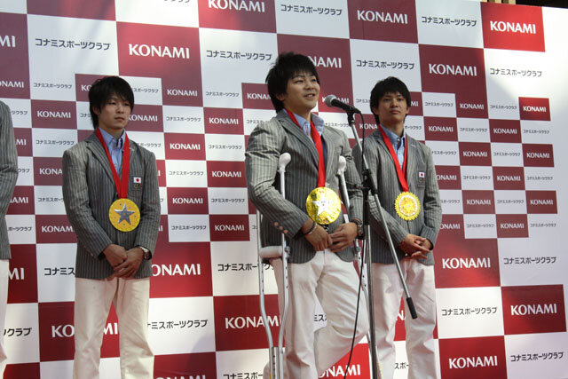 内村選手、山室選手、田中選手、藤井選手が登場！KONAMI競技部ロンドンオリンピック日本代表選手報告会