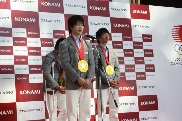 内村選手、山室選手、田中選手、藤井選手が登場！KONAMI競技部ロンドンオリンピック日本代表選手報告会