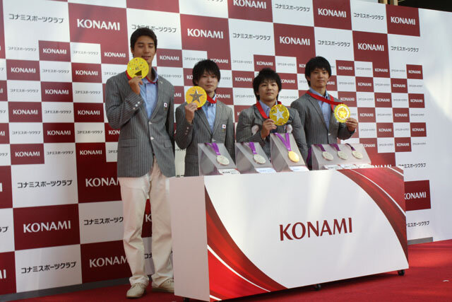 内村選手、山室選手、田中選手、藤井選手が登場！KONAMI競技部ロンドンオリンピック日本代表選手報告会