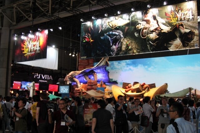 【TGS 2012】新たな『モンスターハンター4』の世界をいち早く体験できる