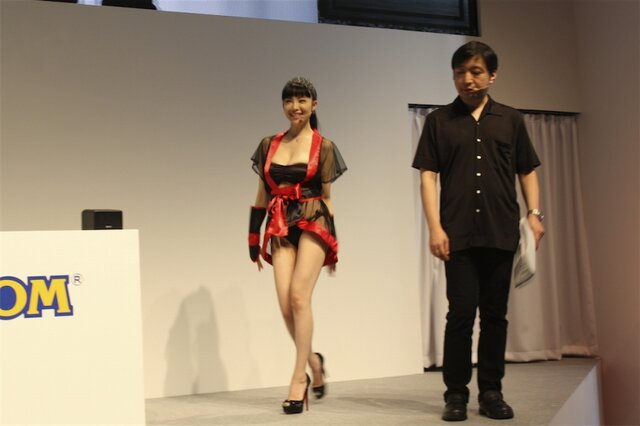 【TGS 2012】カプコンの完全新作『忍者アームズ』、ゲストの森下悠里さんがセクシーすぎる！