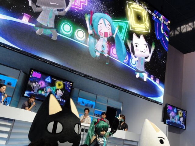 【TGS 2012】ミクとトロクロぽっぴっぽー！『初音ミク-Project DIVA- f』が『みんなといっしょ』とコラボ