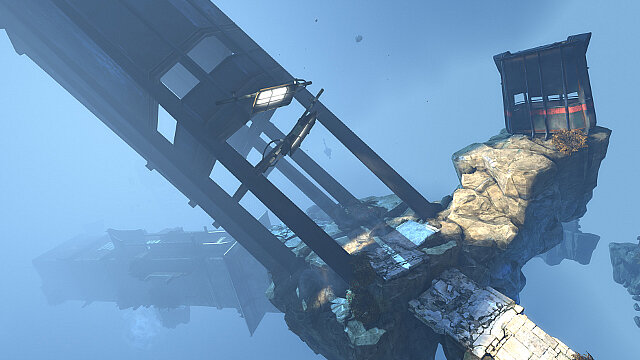 幻想的な風景が広がる虚無の世界。