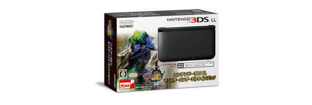 3DS LL新色「ブラック」11月1日発売、SDカードにインストールした『MH3G』同梱版も用意