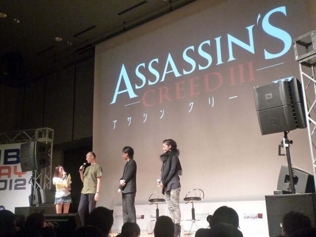 【UBIDAY2012】『アサシン クリード III』2人の主人公が生アフレコを披露 ― ダンテさんもゲスト登場