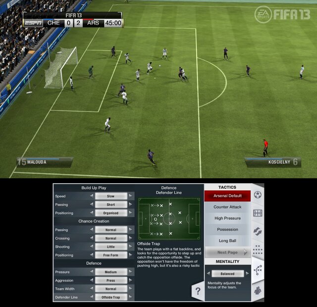 Wii U版『FIFA 13 ワールドクラスサッカー』GamePadを最大限活用したプレイを紹介