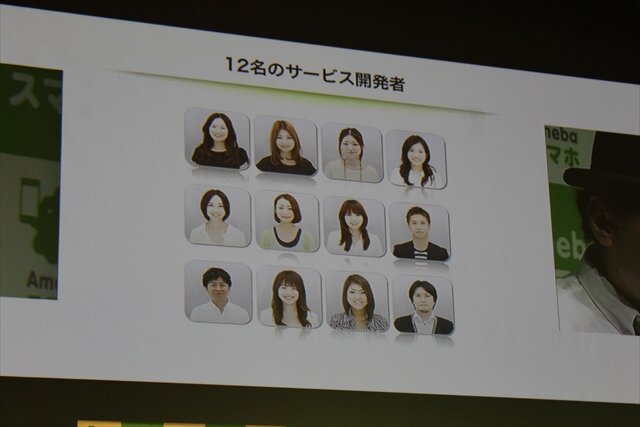 CMには12名の開発者が登場