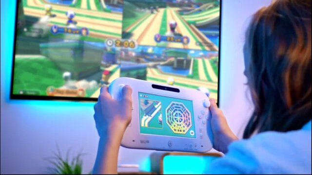 Wii U GamePadの液晶画面に殆どラグは感じられない