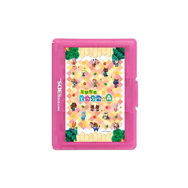 とびだせ どうぶつの森 カードケース12 for ニンテンドー3DS（ピンク）