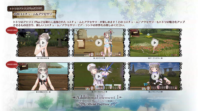 『トトリのアトリエ Plus ～アーランドの錬金術師2～』発売記念、公式PlayViewを無料配信