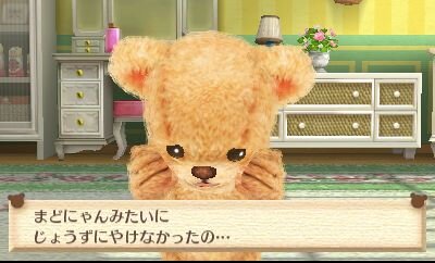 3DS『クマ・トモ』クマと友情を深めるゲーム ― プレイヤーのことを覚えて会話が広がる