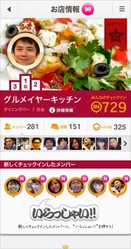 サイバーエージェント、お気に入り飲食店のチェックイン回数を競うスマホ向けグルメサービス「グルメイヤー」リリース