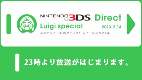 Nintendo 3DS Direct 2013.2.14 Luigi special