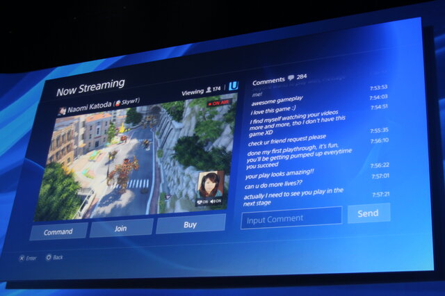 ライブでの配信にも対応している