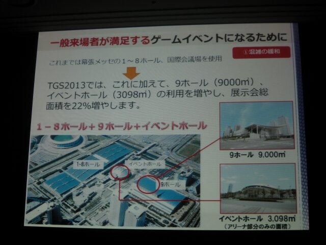東京ゲームショウ2013開催概要発表 ― 会場面積は増加、ビジネス面・一般面で新たな施策を次々展開