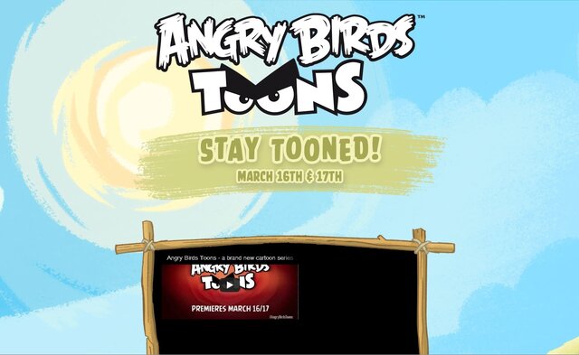 『Angry Birds』のショートアニメシリーズ「Angry Birds Toons」3月16日より公開