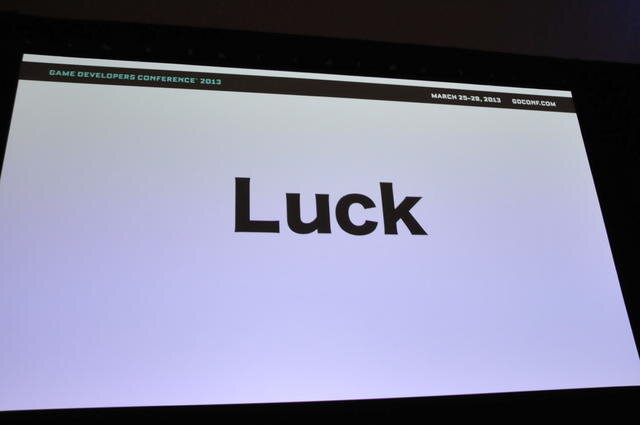 Suckの「次に来るのは何か」と考えていた。これからはLuckだよ。