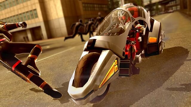 『仮面ライダー バトライド・ウォー』放映中の「仮面ライダーウィザード」から「オールドラゴン」参戦