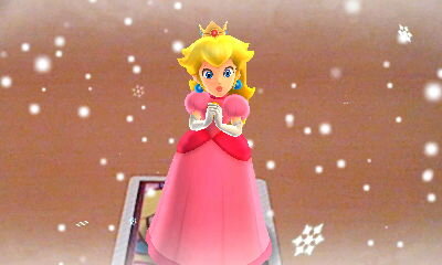 こちらは雪の効果。幻想的！