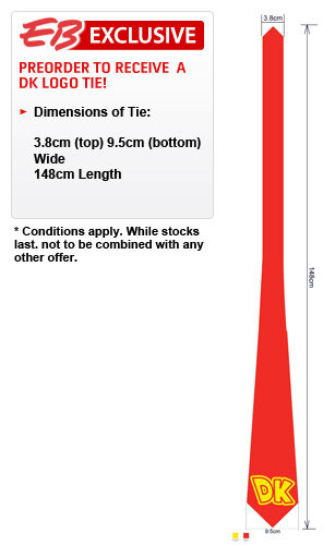 羨ましすぎる『ドンキーコング リターンズ3D』海外では予約特典にDKネクタイやキーホルダーを用意