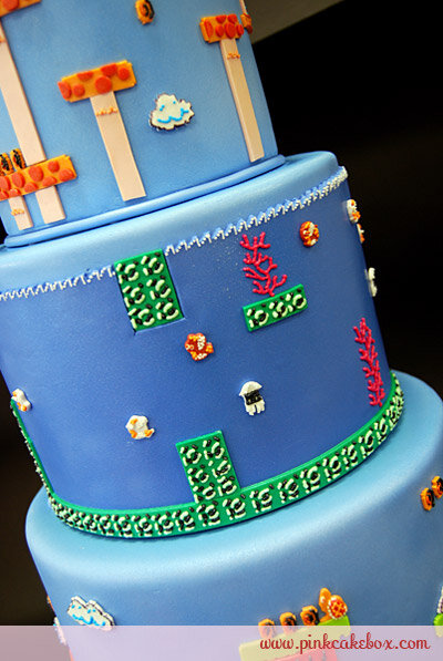 25th Anniversary Super Mario Brothers Cake