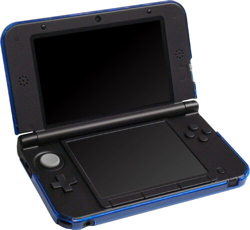 装着したまま充電台が使える3DS LL用超薄型ケースに「クリアブルー」と「クリアピンク」が登場