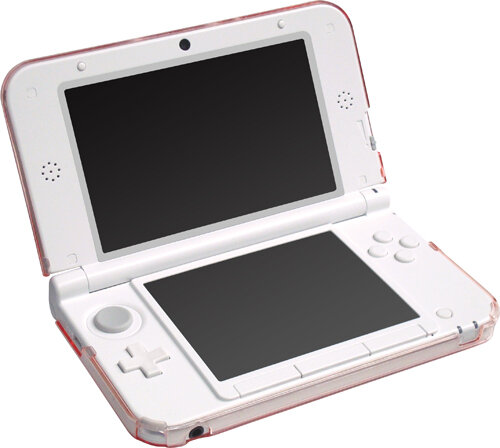 装着したまま充電台が使える3DS LL用超薄型ケースに「クリアブルー」と「クリアピンク」が登場