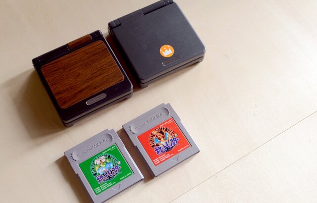 今回実際にプレイしていたソフトとゲームボーイアドバンスSP