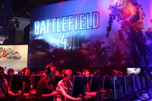 【E3 2013】『バトルフィールド4』の64人対戦が圧巻のEAブースフォトレポート