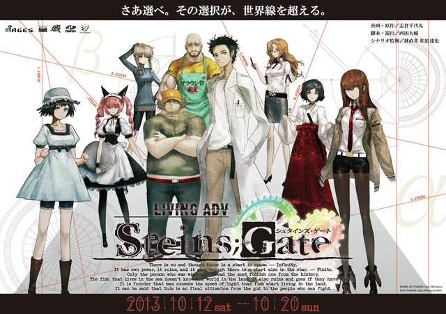 LIVING ADV「STEINS;GATE」―さあ選べ。その選択が、世界線を超える。