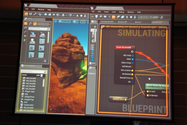【GTMF2013】キスメットから進化したブループリントがゲームデザイナーに福音をもたらす～アンリアル・エンジン4の注目点とは