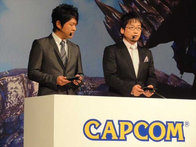 『モンスターハンター4』完成発表会、所持するクエストを交換し合う新要素「ギルドクエスト」で更に広がるコミュニケーションの輪