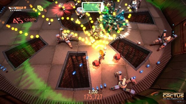 弾幕で敵を蹴散らせ！見下ろし型アクションシューター『Assault Android Cactus』、Wii U版の配信が決定