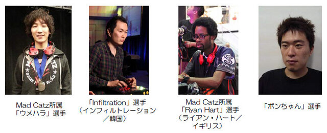 MAD CATZ UNVEILED 参加ゲーマー紹介