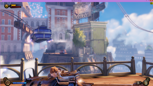 「Fraps」で計測されたFPSを画面右上に表示。キャプチャー用にウインドー表示すると、フレームレートが40fps前後まで落ちた