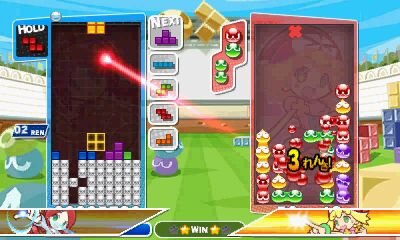 【東京ゲームショウ2013】『ぷよぷよテトリス』対戦中にゲームが入れ替わる！？『ぷよぷよ』と『テトリス』の夢のコラボ実現