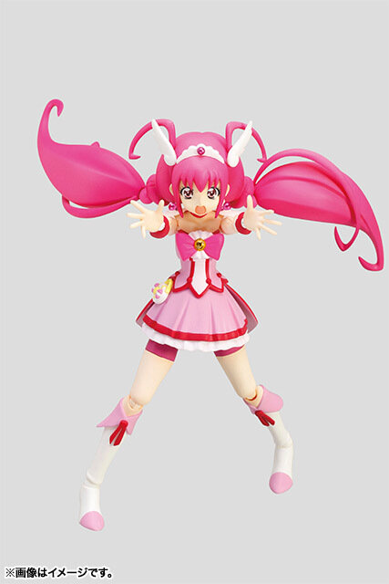 キラキラ輝く未来の光「キュアハッピー」がS.H.Figuartsに登場、キャンディも付属クル！