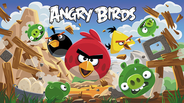 『Angry Birds』ロゴバナー