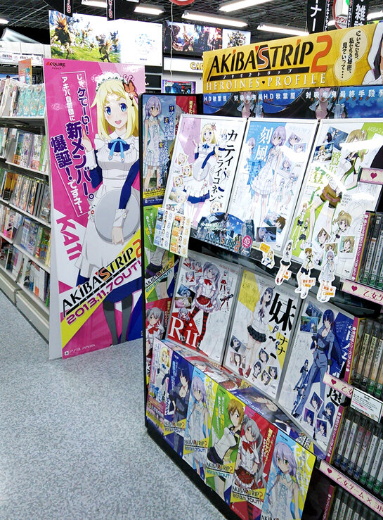 ヨドバシAkibaの6Fでイラスト展示中です