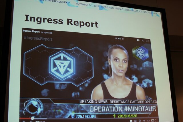 【GDC Next 2013】グーグルの位置ゲー『Ingress』が目指すもの、今後は位置ゲープラットフォームの構築も