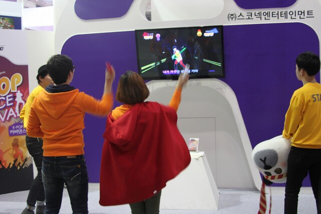 【G-STAR 2013】会場で唯一のWiiタイトルを発見！それはK-POPな『JUST DANCE』だった