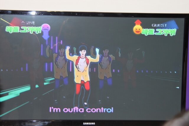 【G-STAR 2013】会場で唯一のWiiタイトルを発見！それはK-POPな『JUST DANCE』だった