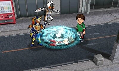 『仮面ライダー トラベラーズ戦記』仮面ライダー鎧武の特別フォーム「ウィザードアームズ」がゲームに初登場