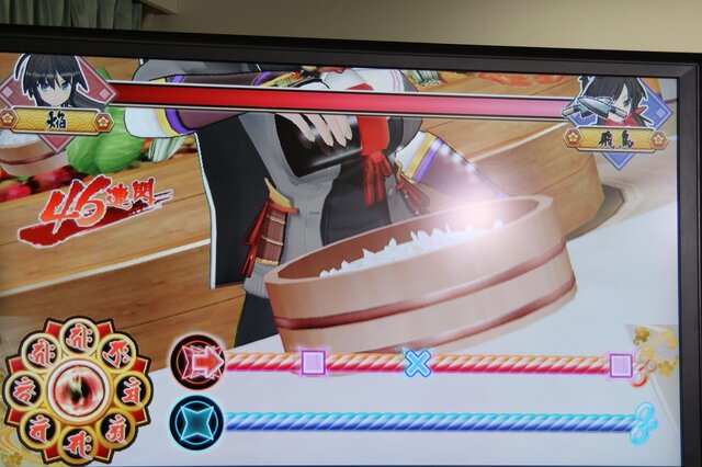 PS VitaのDL専売タイトル『デカ盛り 閃乱カグラ』発表 ― 音ゲーで、全破壊を超える「女体盛り」が解禁