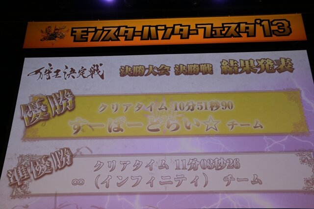 ファンと共に歩んできた『MH』シリーズさらなる躍進へ、『MH4G』の制作発表もされた「モンスターハンターフェスタ’13」決勝大会レポート