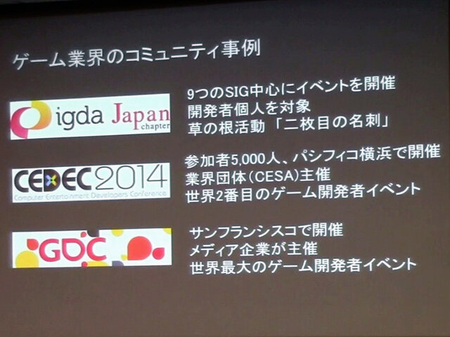 ゲーム開発者はコミュニティを通して自分を磨くべき・・・IGDA日本理事・松原健二氏が学生向けに語った基調講演