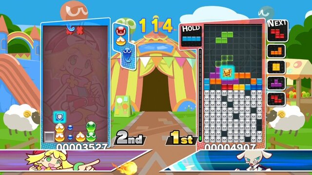 本日発売の『ぷよぷよテトリス』は、対戦で6つ、一人用モードでも6つのルールが多彩に搭載