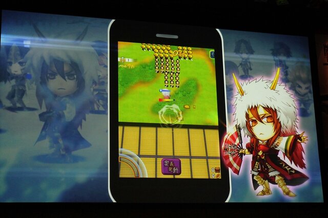 間もなく配信のゲームアプリ『戦国無双シュート』