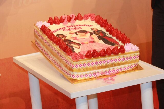 真田兄弟がプリントされたバースデーケーキ